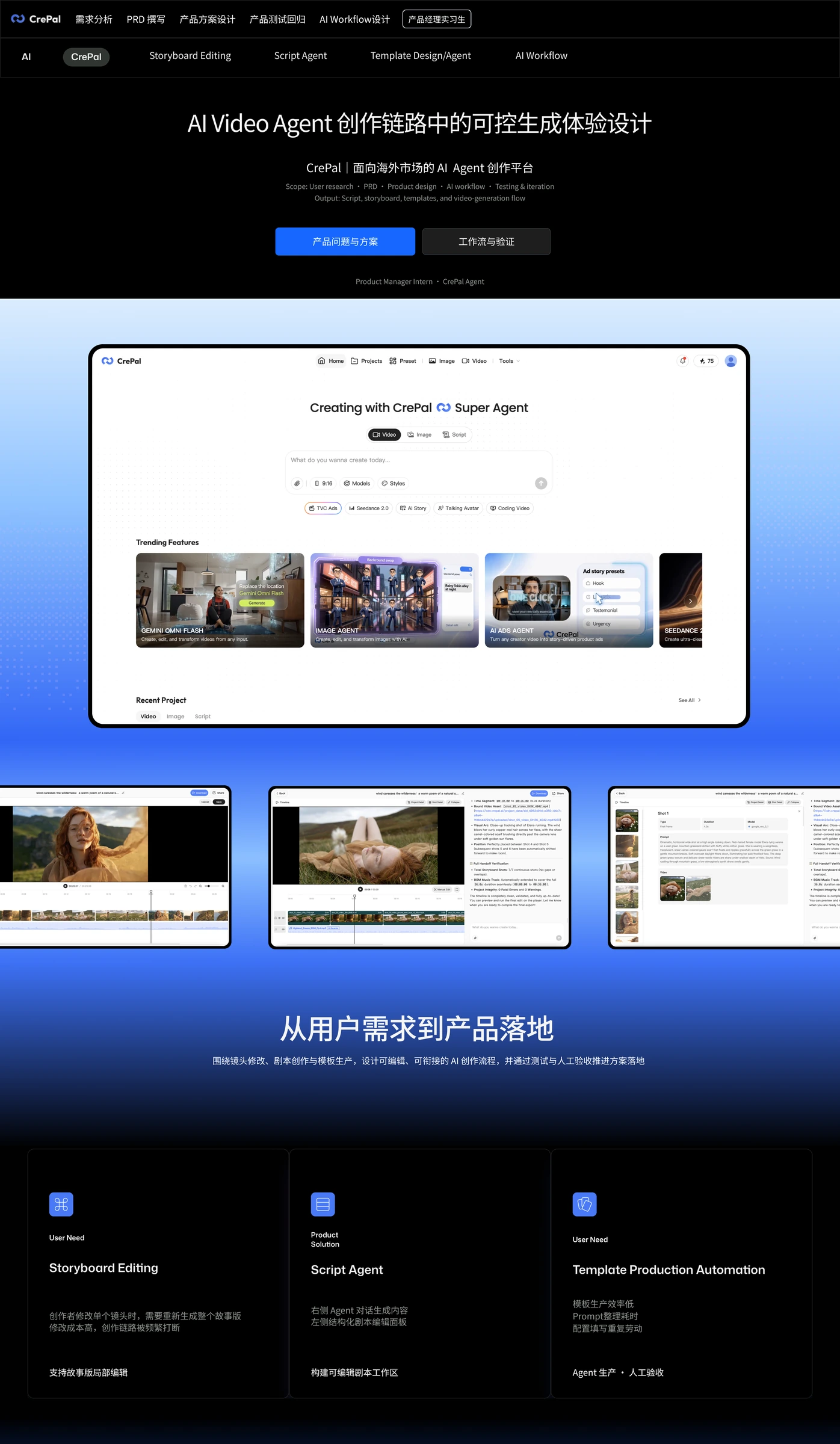 CrePal project overview